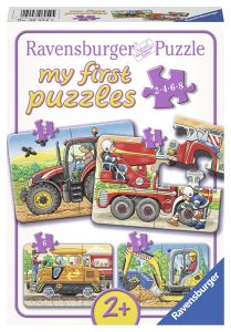 RAV069545 - 4 Puzzle - 2;4;6;8 Pezzi - Veicoli