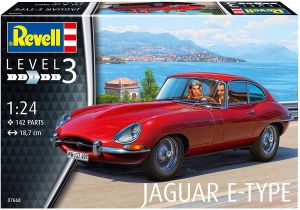 REV07668 - Model kit JAGUAR E-Type coupé da montare e verniciare