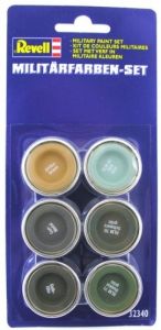 REV32340 - Kit di colori militari 6 vasetti da 14ml