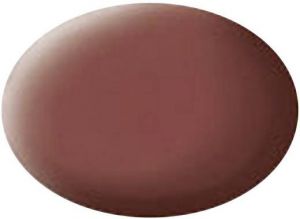 REV36137 - Colore acrilico rosso mattone opaco vasetto da 18 ml