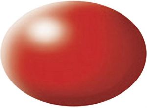 REV36332 - Colore acrilico satinato rosso brillante Barattolo da 18 ml