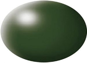 REV36363 - Vernice acrilica verde scuro satinata vasetto da 18 ml