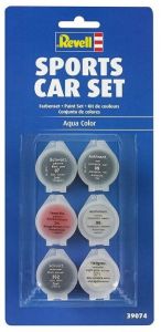REV39074 - Set di colori acrilici per auto sportive 6 colori vasetto da 5 ml