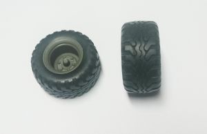 ART04286 - 2 ruote ribaltabili 28x14mm