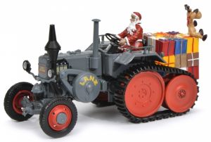 SCH7703 - LANZ BULLDOG Crawler con Babbo Natale e regali