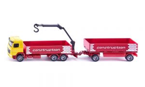 SIK1797 - MERCEDES 6x4 con gru di carico e rimorchio a 2 assi