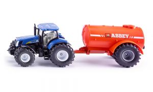 SIK1945 - NEW HOLLAND T7070 con cisterna per liquami ABBEY 1 asse