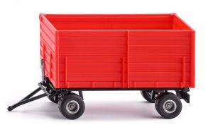 SIK2898 - Rimorchio a 2 assi con ribaltamento laterale rosso