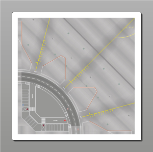 HER558969-001 - Piastre di base per torre di controllo aereo - 2 pezzi