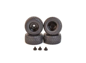 AT3200117 - 4 cerchi neri BKT Ridemax FL-693M 710/50R30.5