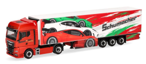 HER316767 - MAN TGX GX 4x2 con rimorchio frigorifero a 3 assi SCHUMACHER