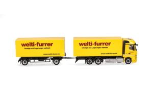 HER319355 - MERCEDES BENZ Actrois Bispace 6x4 con cassone e rimorchio 1+1 assi WELTI-FURRER