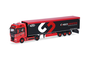 HER319324 - MAN TGX GX 4x2 con rimorchio a 3 assi HELO-LOGISTIK