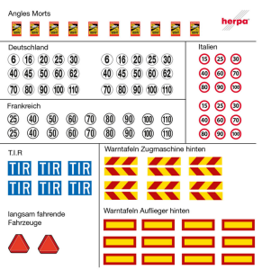 HER054829 - Fogli adesivi con diverse icone