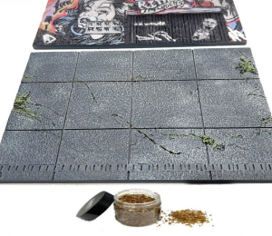AD-2423 - Diorama Street Art La Lowrider 2024 - auto e figurine non fornite