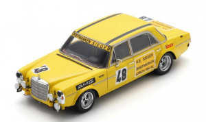 SPAS5893 - MERCEDES BENZ 300 SEL 6.8 AMG #48 Test Drive 24 Ore di Le Mans 1972 H.HEYER