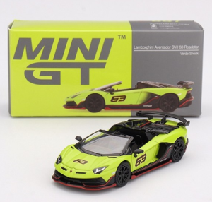 MGT00887-L - LAMBORGHINI Aventado SVJ 63 Roadster Verde Shock 2022 LHD