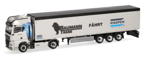 HER320085 - MAN TGX GX 4x2 con rimorchio a 3 assi BAUMANN - KNAPEN