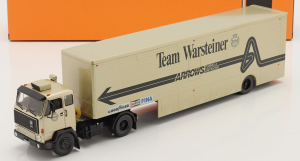 IXOTTR023 - VOLVO F89 4x2 con rimorchio a pianale ribassato 1 Axle Team WARSTEINER