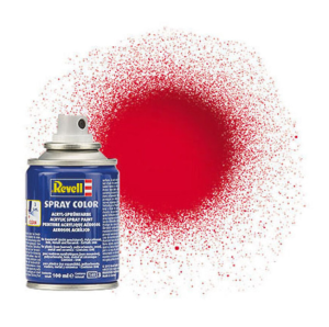REV34134 - Vernice spray acrilica rossa italiana brillante da 100 ml