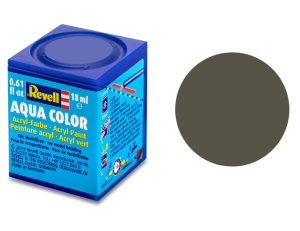 REV36146 - Pittura acrilica oliva opaca NATO Barattolo da 18 ml