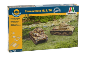 ITA7517 - Serbatoi Carro Armato M13/40 montaggio rapido da montare e verniciare