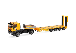 HER320948 - IVECO Trakker 4x2 con trasportatore di macchinari a 4 assi GOLLER BOGL