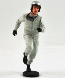 FLM118053-D2 - FIGURINA Pilota Tim alla partenza con casco grigio metallizzato