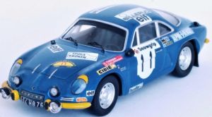 TRORRSE20 - RENAULT-ALPINE A110 #11 3° posto al Rally di Svezia del 1973 Jean-Luc THERIER / M.CALLEWAERT
