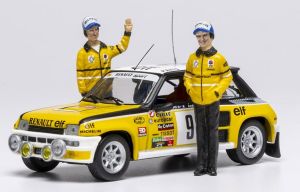IXOSPRM002-81 - RENAULT 5 Turbo #9 Rally di Monte Carlo 1980 con 2 personaggi J. RAGNOTTI / J-M. ANDRE