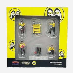 T64F-004-ME1 - 4 personaggi e accessori - Set Meccanici III