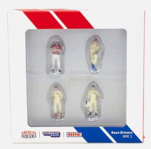 T64F-006-BRE1 - 4 Figurine - Piloti da corsa
