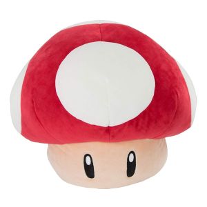 T12955 - MARIO KART Mega Peluche - Fungo Rosso e Bianco