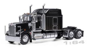 IXO64TR014B - KENWORTH W900 Sleeper Cab 6x4 1990 Nero