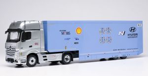 IXOTTR036.22 - MERCEDES-BENZ Actros 4x2 con rimorchio ribassato a 2 assi - Rally Transporter