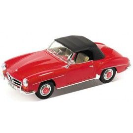 WEL701204R - MERCEDES BENZ 190sl 1955 cabriolet rosso frizione modello