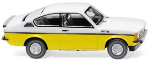 WIK022902 - OPEL Kadett C coupé GT/E Bianco e giallo