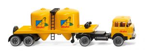 WIK053402 - KRUPP 4x2 con semi cisterna 2 assi trasporto cibo Deuka