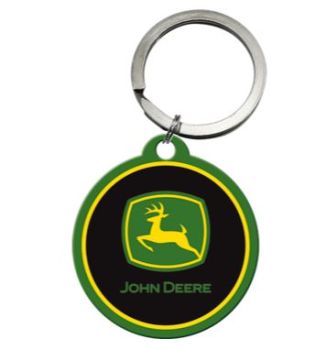 MCN000048047 - Portachiavi rotondo con logo John Deere