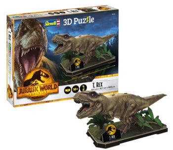 REV00241 - Puzzle 3D 50 pezzi T-Rex Jurassic World