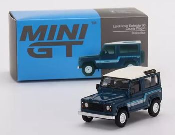 MGT00353-R - LAND ROVER Defender 90 county wagon RHD Blu stratos