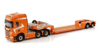 WSI01-3861 - SCANIA S Highline CS20H ​​6x2 con pianale ribassato TAGE E.NIELSEN a 2 assi