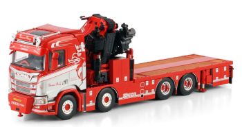 WSI01-4444 - Autocarro rigido SCANIA R Normal CR20N 8x4 con gru FASSI 1100 THOMAS BERG