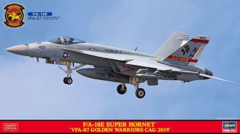 HAW02417 - Velivolo FA-18E Super Hornet - VFA-87 Golden Warriores CAG 2019 da assemblare e dipingere