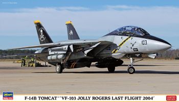 HAW02434 - Velivolo F-14B Tomcat - VF-103 Jolly Rogers 2004 da assemblare e dipingere
