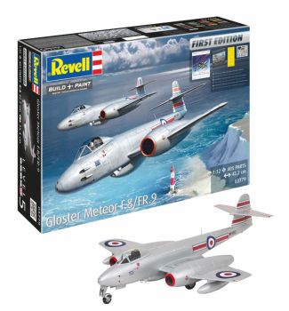 REV03779 - Kit aereo Gloster Meteor F.8/FR.9 Prima Edizione (assemblaggio e verniciatura)