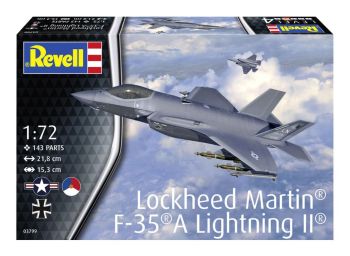 REV03799 - Aereo da combattimento LOCKHEED Martin F-35A Lightning II da assemblare e verniciare