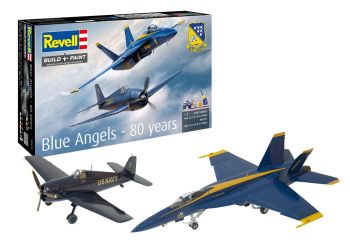 REV05613 - Kit per l'80° anniversario dei Blue Angels, da assemblare e dipingere.