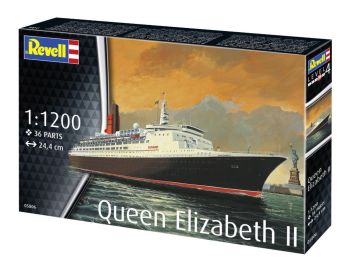 REV05806 - Nave Queen Elizabeth II da assemblare e verniciare