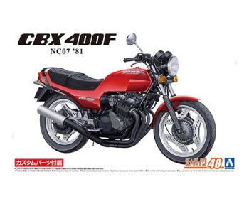 AOS06232 - HONDA NC07 CBX400F da assemblare e verniciare